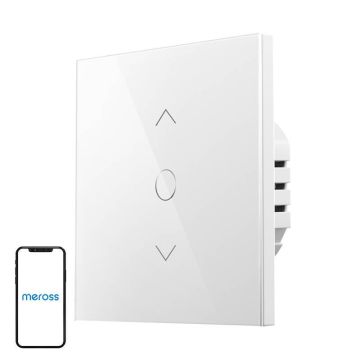 Dotykowy inteligentny wyłącznik czasowy rolet WiFi Meross MRS100HK-EU HomeKit Dotykowy inteligentny wyłącznik czasowy rolet WiFi Meross MRS100HK-EU HomeKit