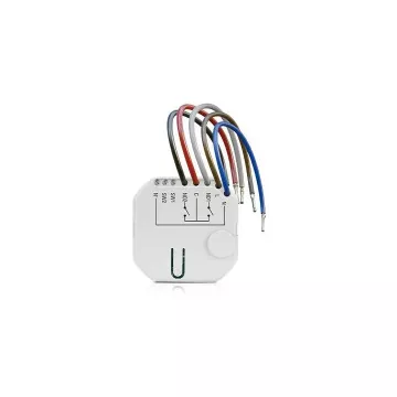 Bezprzewodowy dwukanałowy sterownik 230 V AC, dopuszkowy SATEL BE WAVE  Smart CH Relay ASW-210