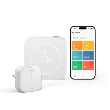 Wired Smart Thermostat X (2nd Gen) Starter Kit (TC) [ML] - w zestawie z mostkiem Bridge X, Matter, Thread