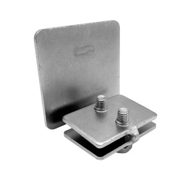 Zakończenie profilu jezdnego bramy przesuwnej 70x70 mm