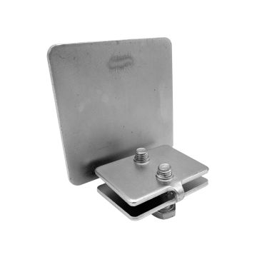 Zakończenie profilu jezdnego bramy przesuwnej 80x80 mm