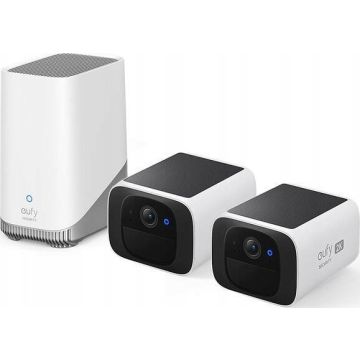 Zestaw Eufy 2x SoloCam S220 + Homebase 3