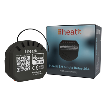 Moduł wykonawczy Heatit ZM Single Relay 16A Z-Wave 700 series