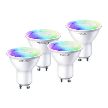 Zestaw inteligentnych żarówek Yeelight W1 GU10 - kolor, 4szt