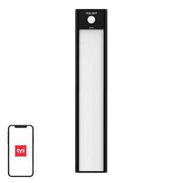Lampka do szafy z czujnikiem ruchu Yeelight Closet Light - o długości 20 cm, czarna, 2700K