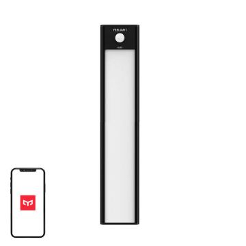 Lampka do szafy z czujnikiem ruchu Yeelight Closet Light - o długości 20 cm, czarna, 4000K
