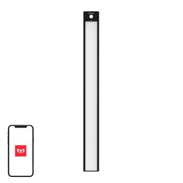 Lampka do szafy z czujnikiem ruchu Yeelight Closet Light - o długości 40 cm, czarna, 4000K