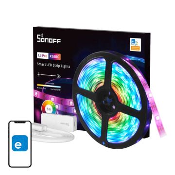 Inteligentna taśma WiFi RGBIC LED Sonoff L3 Pro 5 m