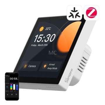 Panel sterowania WiFi/Bluetooth/ZigBee Matter SONOFF NSPanel Pro - biały