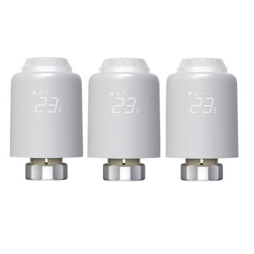 Zestaw 3 inteligentnych głowic termostatycznych Avatto TRV07 WiFi TUYA