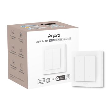 Przełącznik AQARA Light Switch H2 EU 4 przyciski, 2 kanały