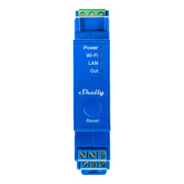 Przekaźnik DIN SHELLY Pro 1 Wi-Fi Bluetooth