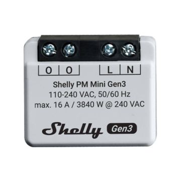 Sterownik Shelly PM Mini Gen3 WiFi/Bluetooth