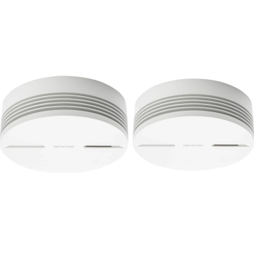 Zestaw 2x Inteligentny czujnik dymu Netatmo Smoke Alarm (NSA)