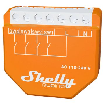 Kontroler Scen Shelly Qubino Wave i4 Z-Wave