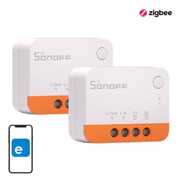 Inteligentny mini przełącznik ZigBee Sonoff ZBMINIL2 – 2 szt.