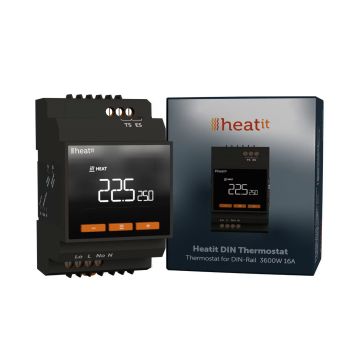 Termostat na szynę DIN Heatit DIN Thermostat