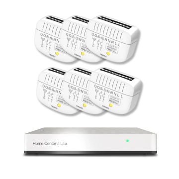 Inteligentne sterowanie roletami zestaw FIBARO HC3 Lite + 6x Roller Shutter 4 