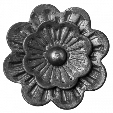 Kwiatek stalowy ozdobny fi95 x 5 mm