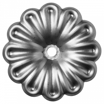 Kwiatek stalowy ozdobny fi 66 x 1,2 mm otwór fi 5,5 mm