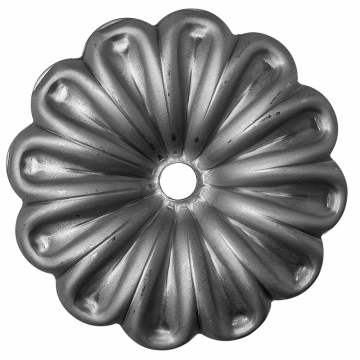 Kwiatek stalowy ozdobny fi 95 x 2 mm otwór fi 10 mm