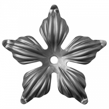 Kwiatek stalowy ozdobny fi 140 x 2 mm otwór fi 10 mm