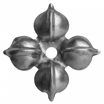 Kwiatek stalowy ozdobny fi 70 x 0,8 mm otwór fi 8 mm 