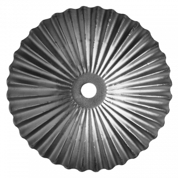Kwiatek stalowy ozdobny fi 115x otwór 20 mm x 0,8 mm