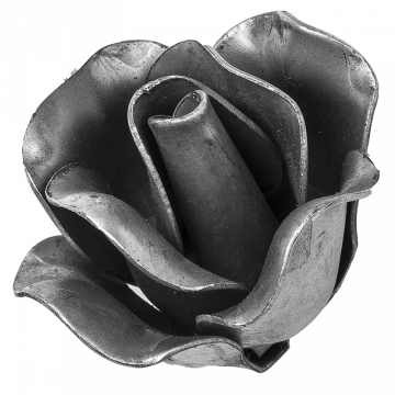 Pączek róży ozdobny stalowy H50 x L50 x 1,5 mm