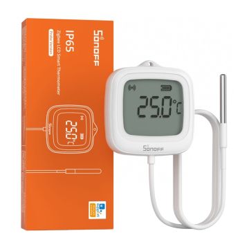 Czujnik Temperatury ZigBee LCD Sonoff SNZB-02LD (z sondą) Czujnik Temperatury ZigBee LCD Sonoff SNZB-02LD (z sondą)