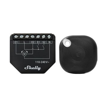 Zestaw sterownik do żaluzji / zasłon WiFi Shelly Shutter + BLU Button Tough 1