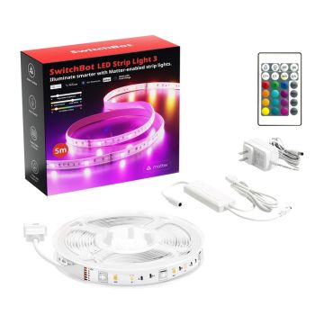 Inteligentna taśma LED 3 SwitchBot RGB + CW + WW