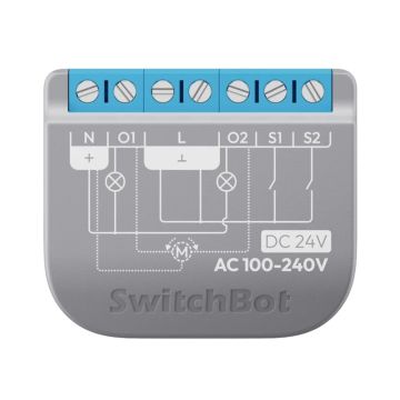 Inteligentny przełącznik dwukanałowy SwitchBot Relay Switch 2PM