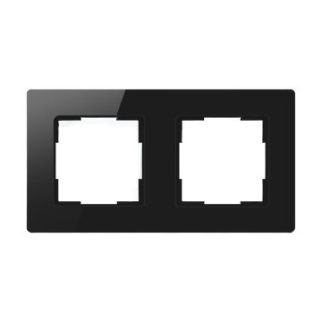 Ramka do włączników światła Avatto 2 Socket TS20 (czarna)