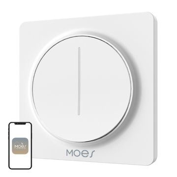 Ściemniacz MOES ZS-SY-EUD-WH ZigBee (biały) Ściemniacz MOES ZS-SY-EUD-WH ZigBee (biały)