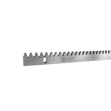 Listwa zębata stalowa, bez mocowań L1000x8 mm M4