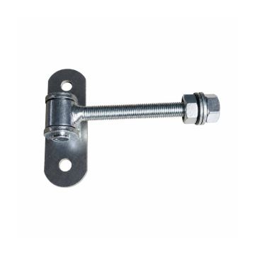 Zawias regulowany do przykręcenia PSG - M12, długość 100 mm, podstawa 90 x 30 x 4 mm, ocynk