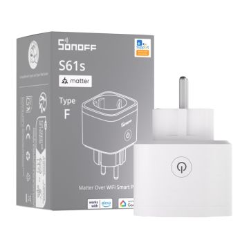 Wtyczka zewnętrzna SONOFF S61s Matter przez WiFi