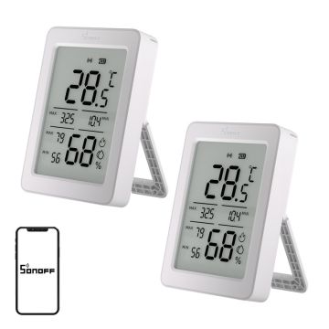 Czujnik temperatury i wilgotności SONOFF ZigBee SNZB-02DR2 2Pack Czujnik temperatury i wilgotności SONOFF ZigBee SNZB-02DR2 2Pack