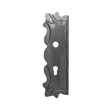 Szyld kuty do klamki i zamka lewy H320xL98x3 mm