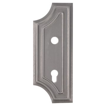 Szyld kuty do klamki i zamka lewy H272xL110x2_5 mm