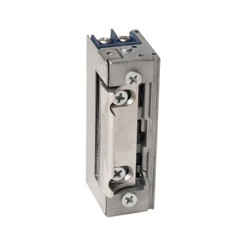 Elektrozaczep symetryczny 1743R 6-12 V AC/DC z wyłącznikiem i pamięcią - wąski, regulowany, o szerokości 20,5 mm