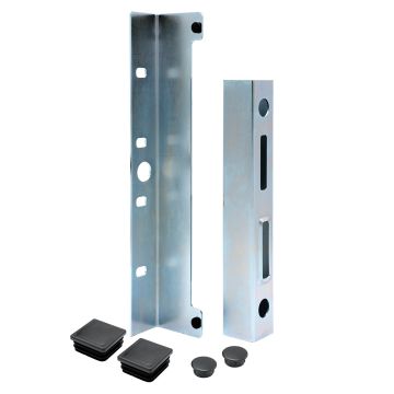 Ogranicznik profilowy pod zamek – 40 x 40 x L350 mm, ocynk