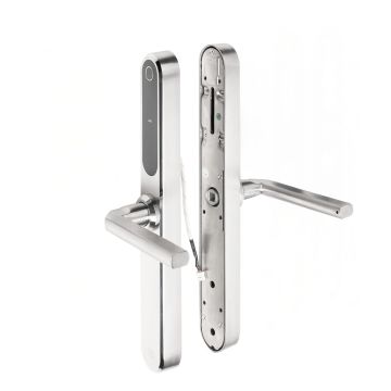 Klamka elektroniczna PSG TUCAN - srebrna, Bluetooth, Wi-Fi, Smart Life (Tuya)