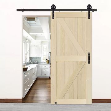 System drzwi przesuwnych typu BARN DOOR – wzór: elegant – bez drzwi