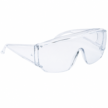 Okulary ochronne Piton 3 Clear z poliwęglanu – bezbarwne, UV400, Anti-Scratch