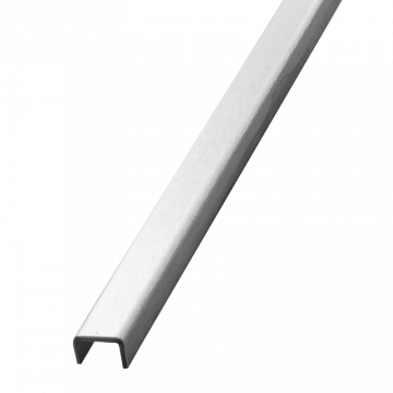 Ceownik aluminiowy 10x15x10 mm o grubości 1.5 mm, długość 3m, szlif