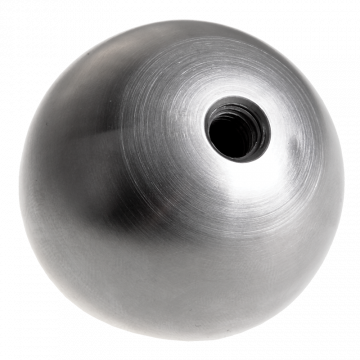 Kula wkręcana pełna ze stali nierdzewnej fi20 mm gwint M6, satyna
