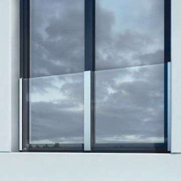 Balkon francuski – wysokość 1100 mm, grubość szyby 10-11,52 mm, mocowanie do okna – Kozza, seria KB5100