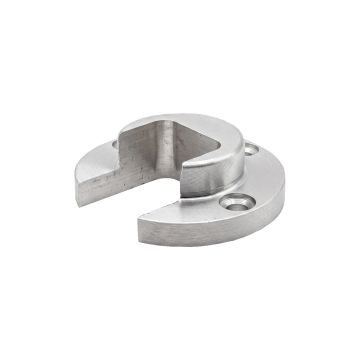 Mocowanie aluminiowe, osiowe do pochwytu nakładanego na szkło PS6728 - szkło 16 - 17,52 mm, anoda matowa